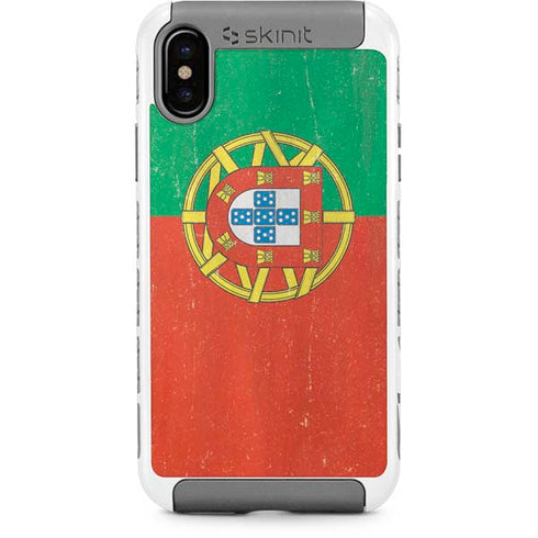 Portugal Flag Distressed iPhone X/XS Cargo Case